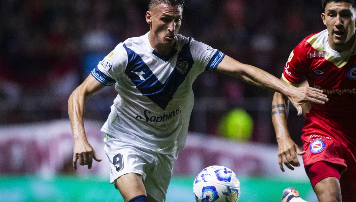 GOLEADOR. Braian Romero lleva anotados 11 goles con la camiseta de Vélez esta temporada.