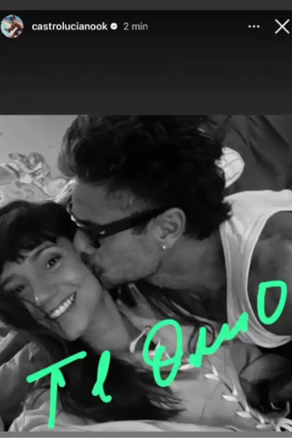 En junio Luciano Castro publicó su primera y única foto junto a Griselda Siciliani.