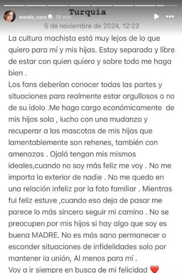 Tras confirmar su noviazgo con Wanda Nara, L-Gante fue amenazado por los fanáticos turcos de Icardi