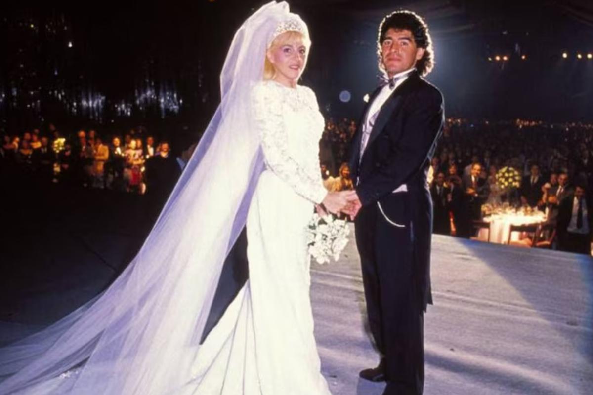 Las fotos del casamiento de Maradona y Villafañe: lujo, excentricidades y mil invitados en el Luna Park