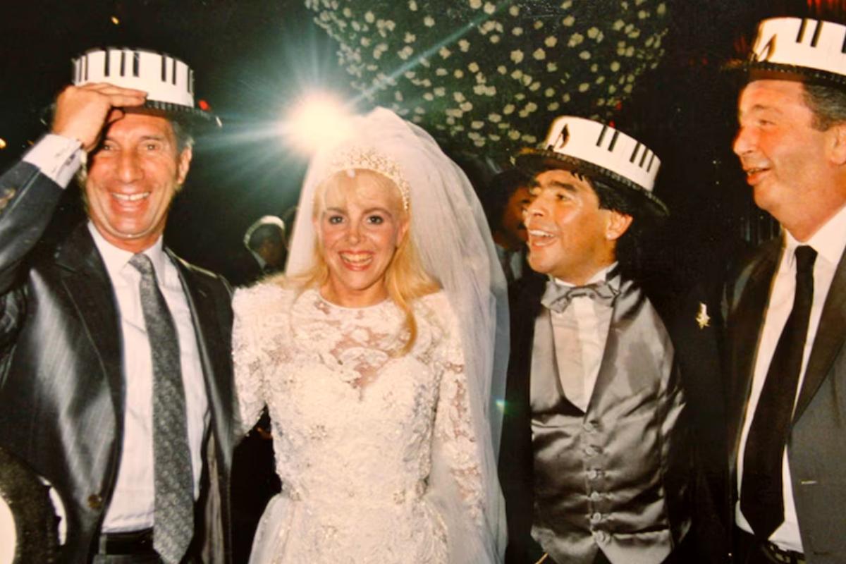 Las fotos del casamiento de Maradona y Villafañe: lujo, excentricidades y mil invitados en el Luna Park