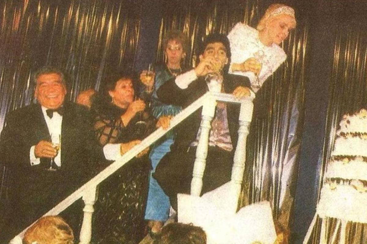 Las fotos del casamiento de Maradona y Villafañe: lujo, excentricidades y mil invitados en el Luna Park