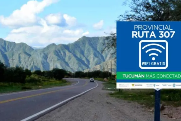 Firmaron un convenio para que la ruta provincial 307 tenga conectividad a Internet