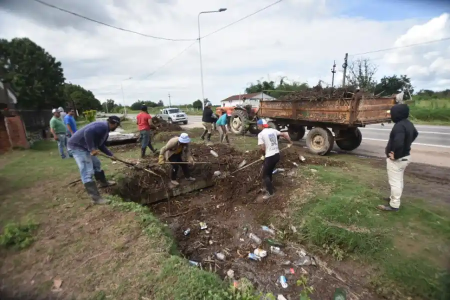 ARREGLOS. La ruta 38 fue limpiada, pero hay poblaciones aisladas.