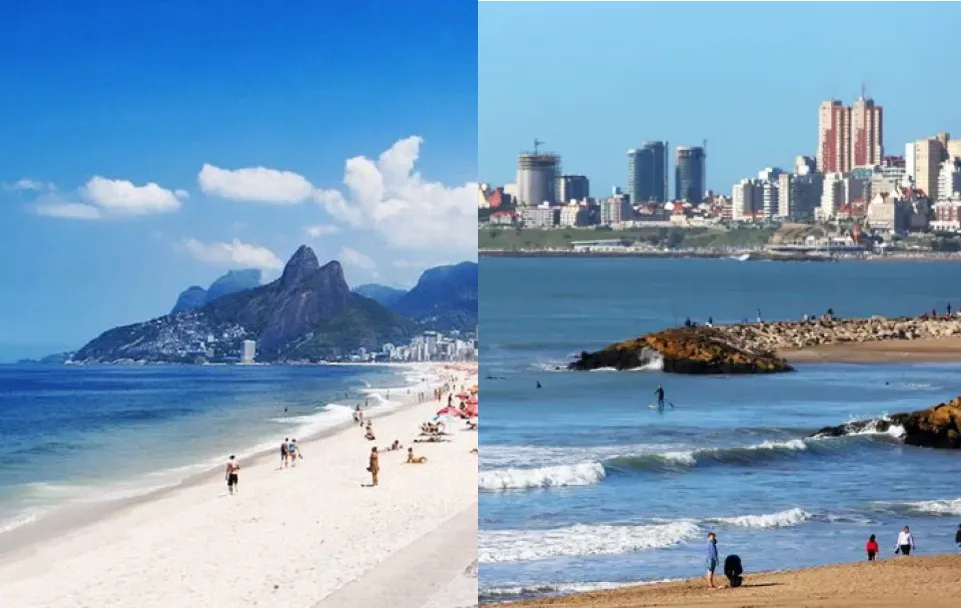 Brasil siempre fue uno de los destinos comparados con la Costa Atlántica.