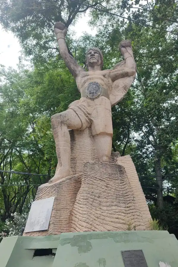 CAMPEÓN. Carlos Monzón fue uno de los habitué del tradicional restaurante santafesino