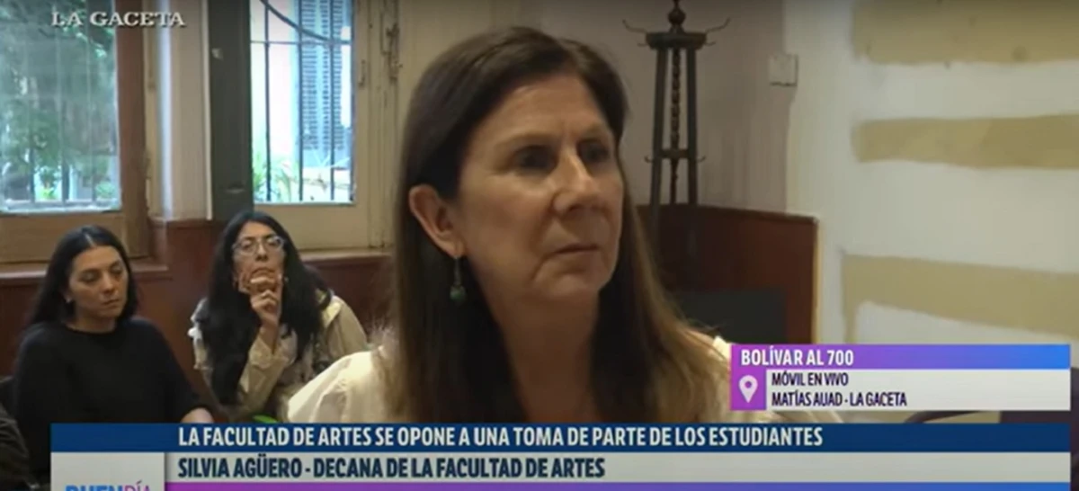 La decana de la Facultad de Artes rechazó la toma estudiantil y defendió el acceso a las instalaciones