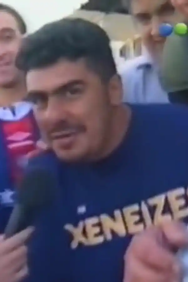 La foto vintage de Claudio Tapia con una camiseta de Boca