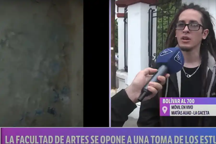 Estudiantes denuncian graves deficiencias edilicias en la Facultad de Artes