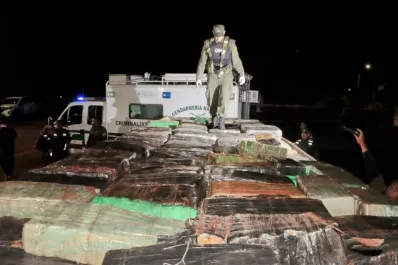 Golpe al narcotráfico: secuestraron más de 7.000 kilos de marihuana en Misiones