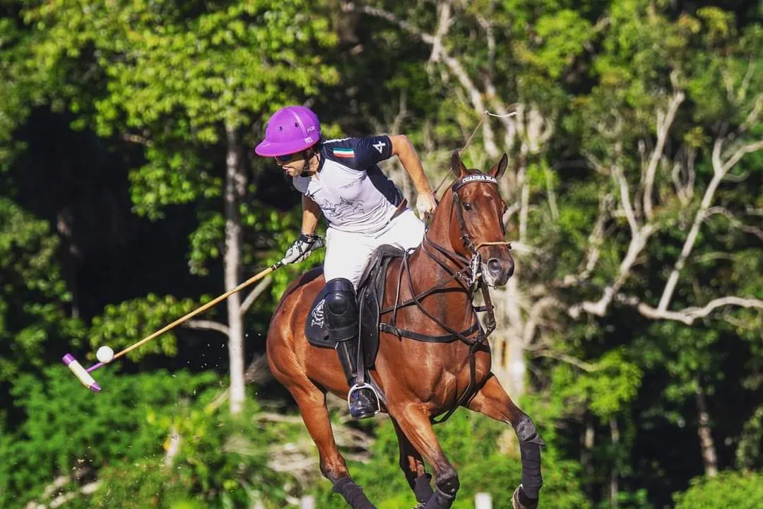 PASIÓN. Corroto Buffo juega desde muy chico al polo y decidió radicarse en Cancún para competir de manera profesional.