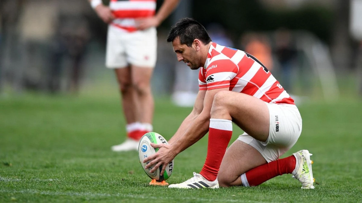 UN REFERENTE. Santiago González Iglesias, mundialista con Los Pumas en 2015, es el fullback titular de Alumni, y una de las figuras del equipo.