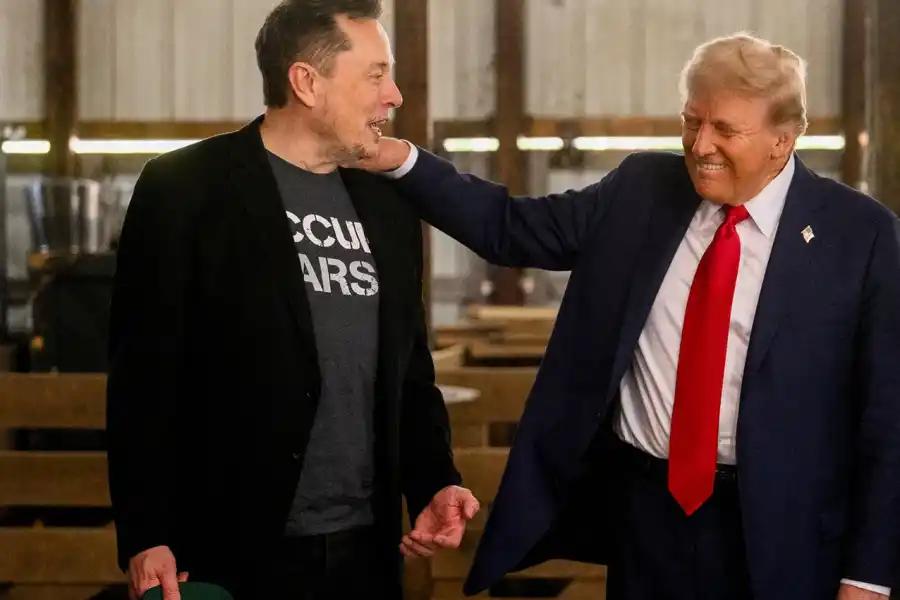 MUY CERCANOS. Elon Musk estuvo toda la campaña apoyando de múltiples maneras el nuevo intento de Donald Trump para llegar a la Casa Blanca.