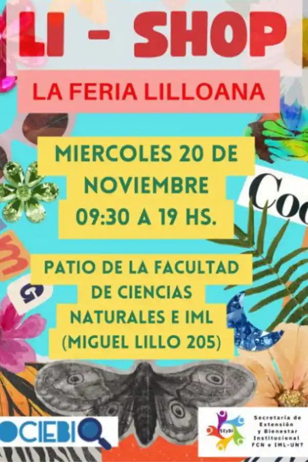 UNA VARIEDAD DE PRODUCTOS. La feria de la Facultad de Ciencias Naturales será una muestra de los productos locales. / INSTAGRAM @facultadcienciasnaturalesiml