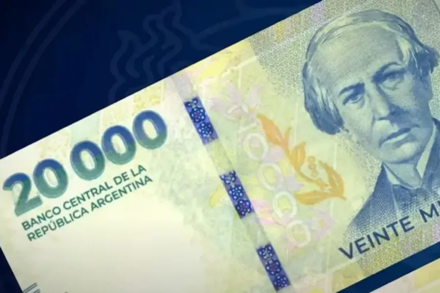 Billete de $20.000: hoy entra en circulación