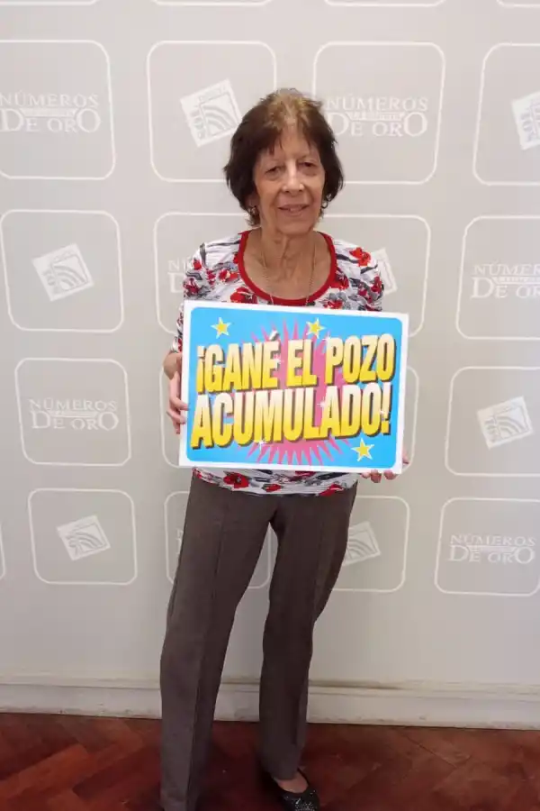 FLAMANTE GANADORA. Alicia Del Carmen Nallar, otra ganadora.