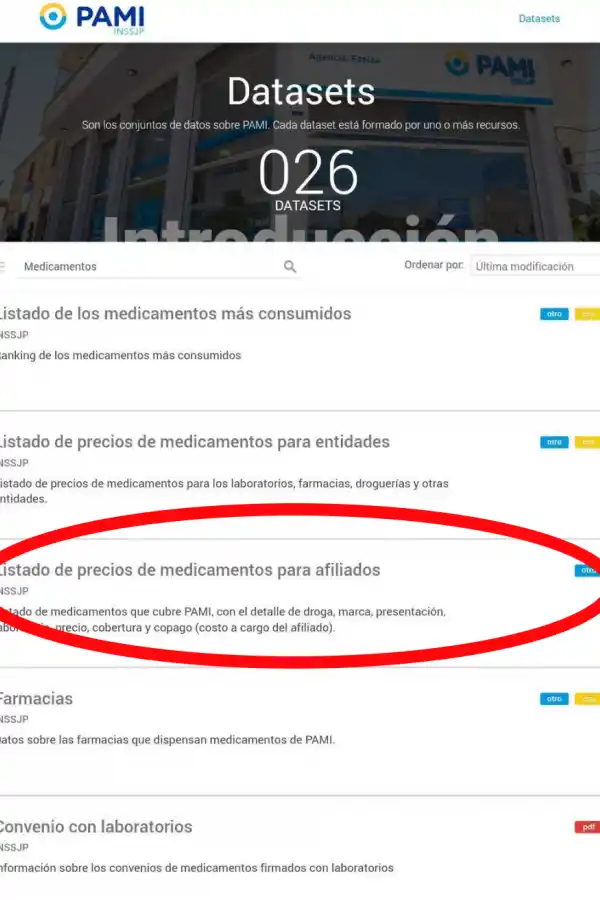 PAMI: cómo saber el precio de los medicamentos desde tu celular