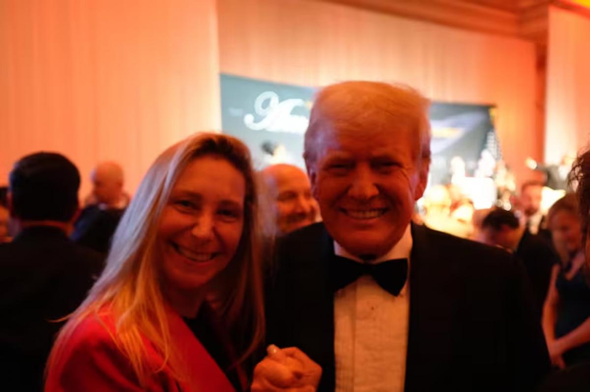 Donald Trump y Karina Milei.