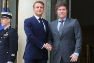 Javier Milei recibirá esta noche a Emmanuel Macron en una cena privada en Olivos