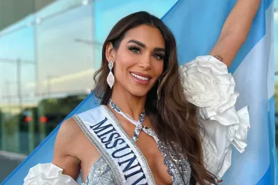 Vestida de las cataratas: el extravagante traje que usó Miss Universo Argentina