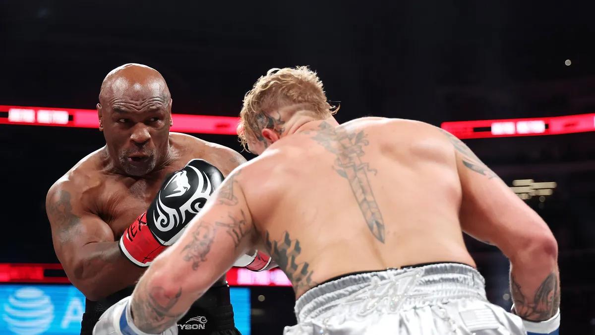 Jake Paul derrotó a Mike Tyson en el AT&T Stadium de Texas. 