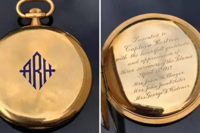 Vendieron el reloj de oro del capitán que rescató a 700 personas del Titanic: ¿cuánto pagaron?