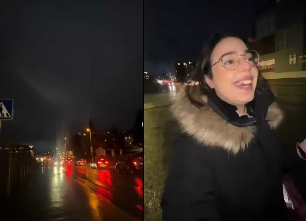 Tromso a las 14.30. En solo media hora, la oscuridad se apodera del cielo.