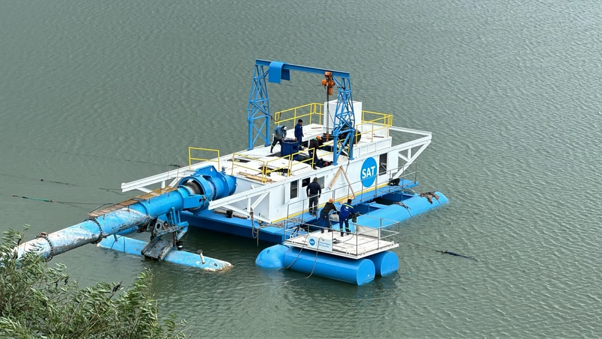 El Cadillal: la SAT concluyó el montaje de la bomba en la balsa La Niña