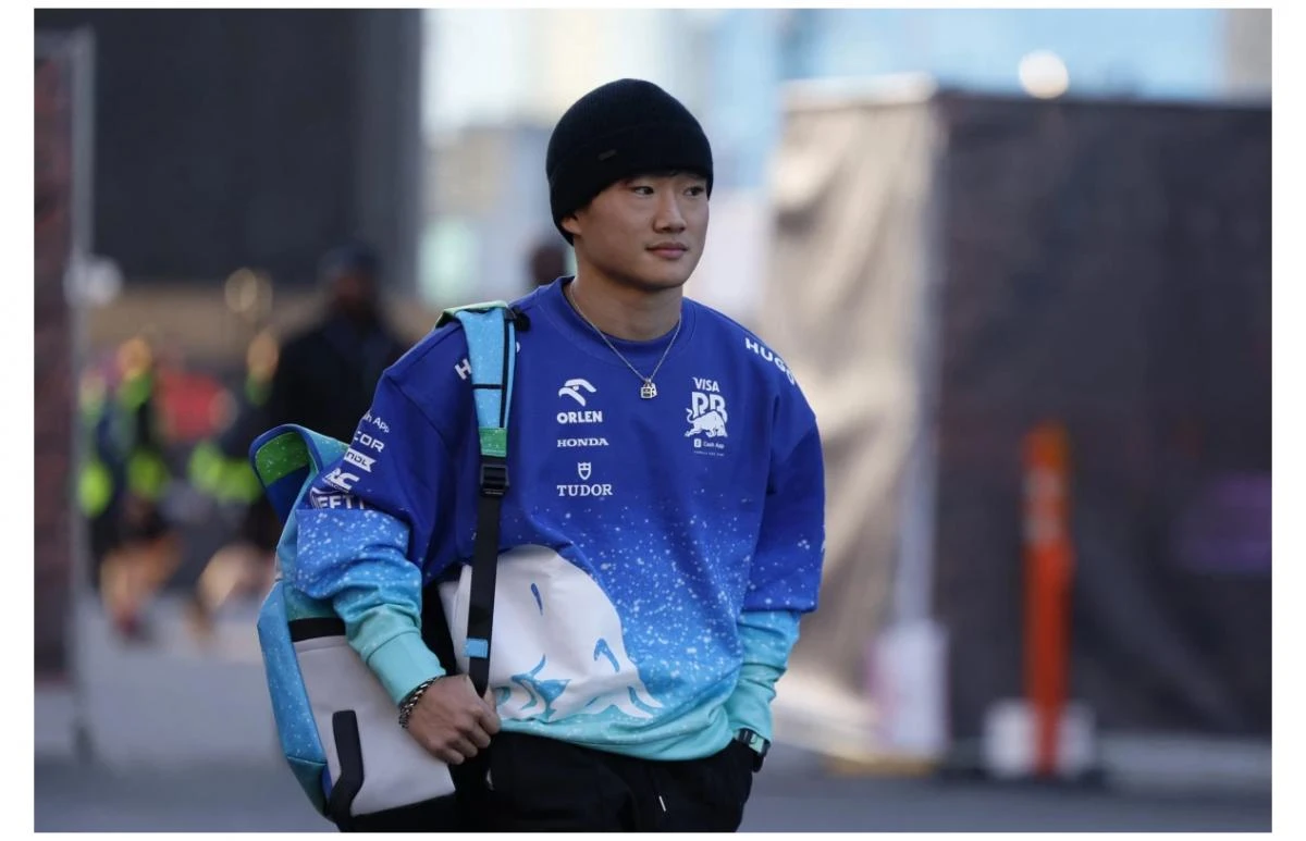 Yuki Tusnoda vivió un momento tenso en la previa al GP de Las Vegas