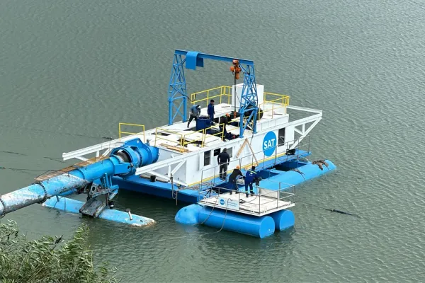 El Cadillal: la SAT concluyó el montaje de la bomba en la balsa La Niña