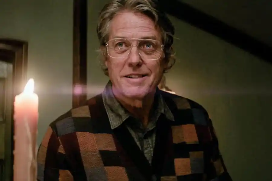 “HEREJE”. Hugh Grant es el Señor Reed, que abre su casa a dos jóvenes.