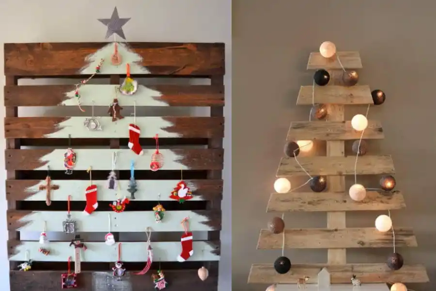 Tres ideas económicas: cómo armar un arbolito de Navidad con los más chicos