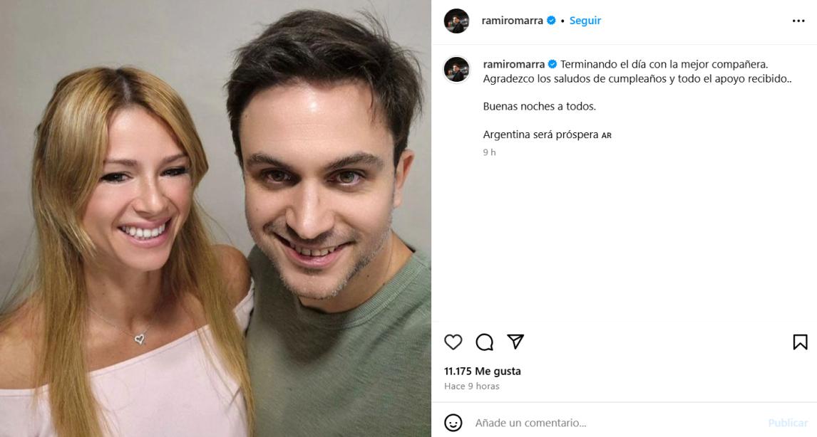 Ramiro Marra oficializó su romance con Camila Giorgi, la ex tenista italiana