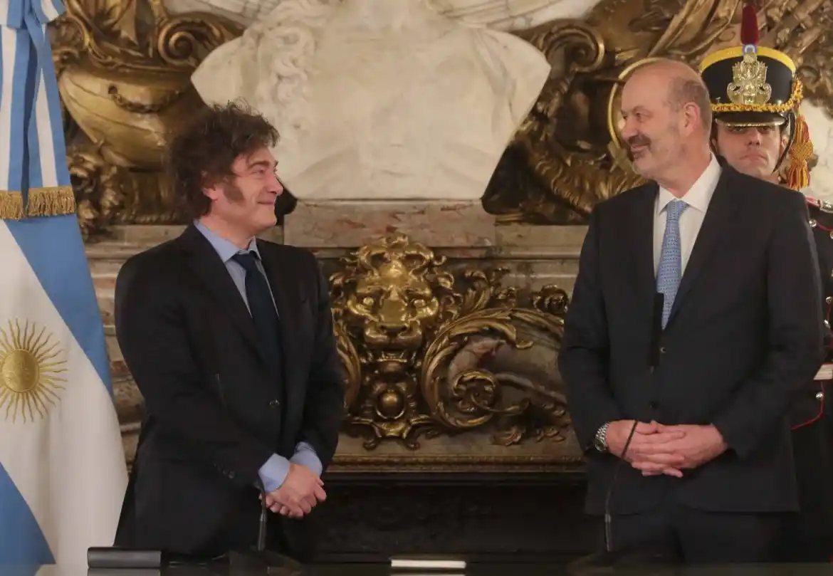 Federico Sturzenegger y Javier Milei