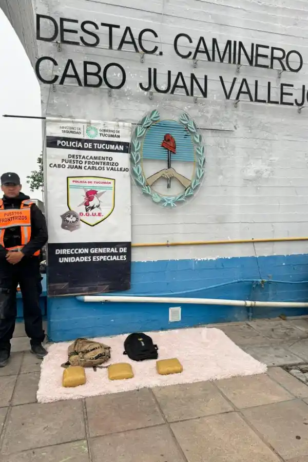 Los Valles, la principal ruta de ingreso de cocaína a Tucumán