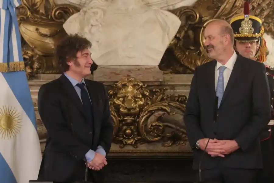 Federico Sturzenegger y Javier Milei