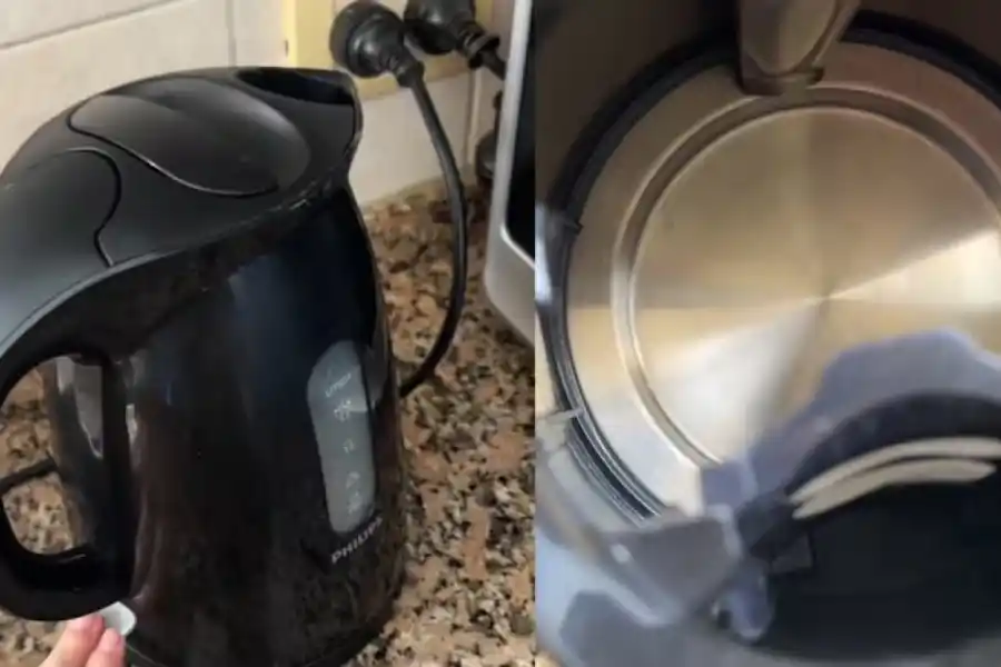 Un truco que también sirve para quitar el sarro de la pava eléctrica.