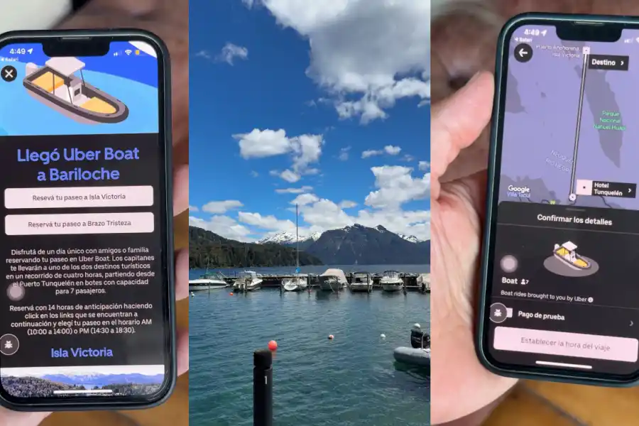 Uber Boat: ahora se podrá reservar una lancha desde la famosa aplicación