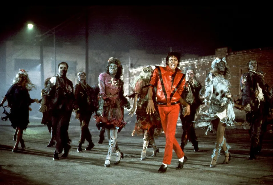 ÉPICO. Una escena del videoclip de Thriller, de Michael Jackson, dirigido por John Lambis. 