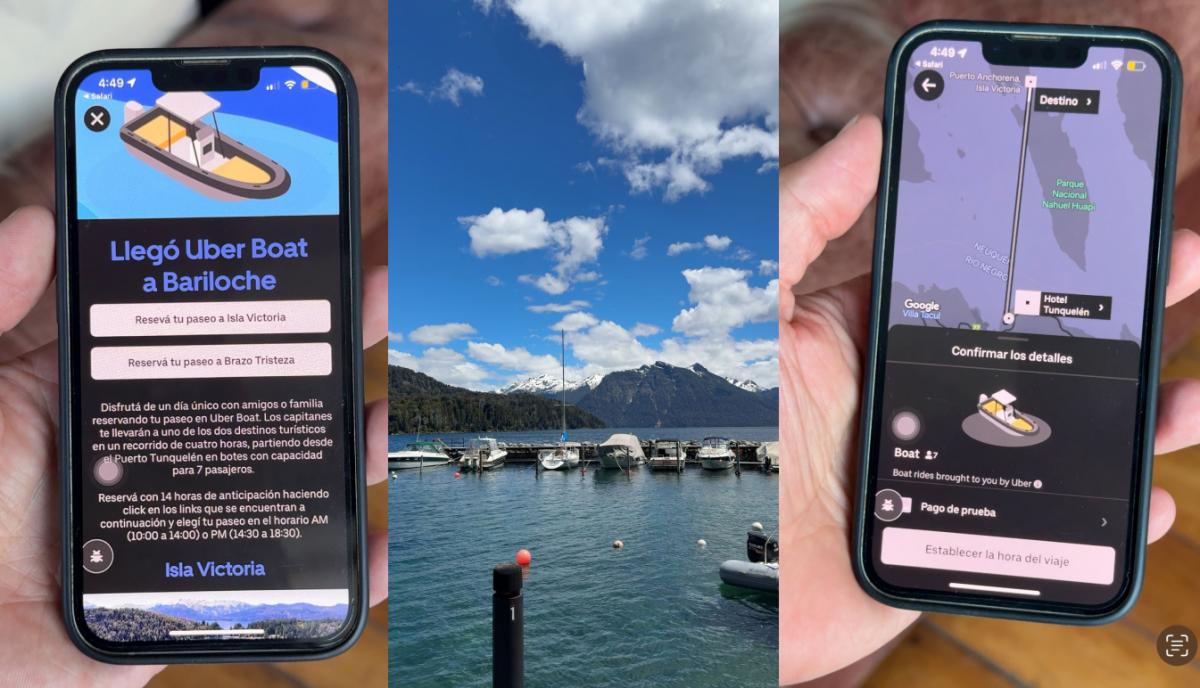 Uber Boat: ahora se podrá reservar una lancha desde la famosa aplicación
