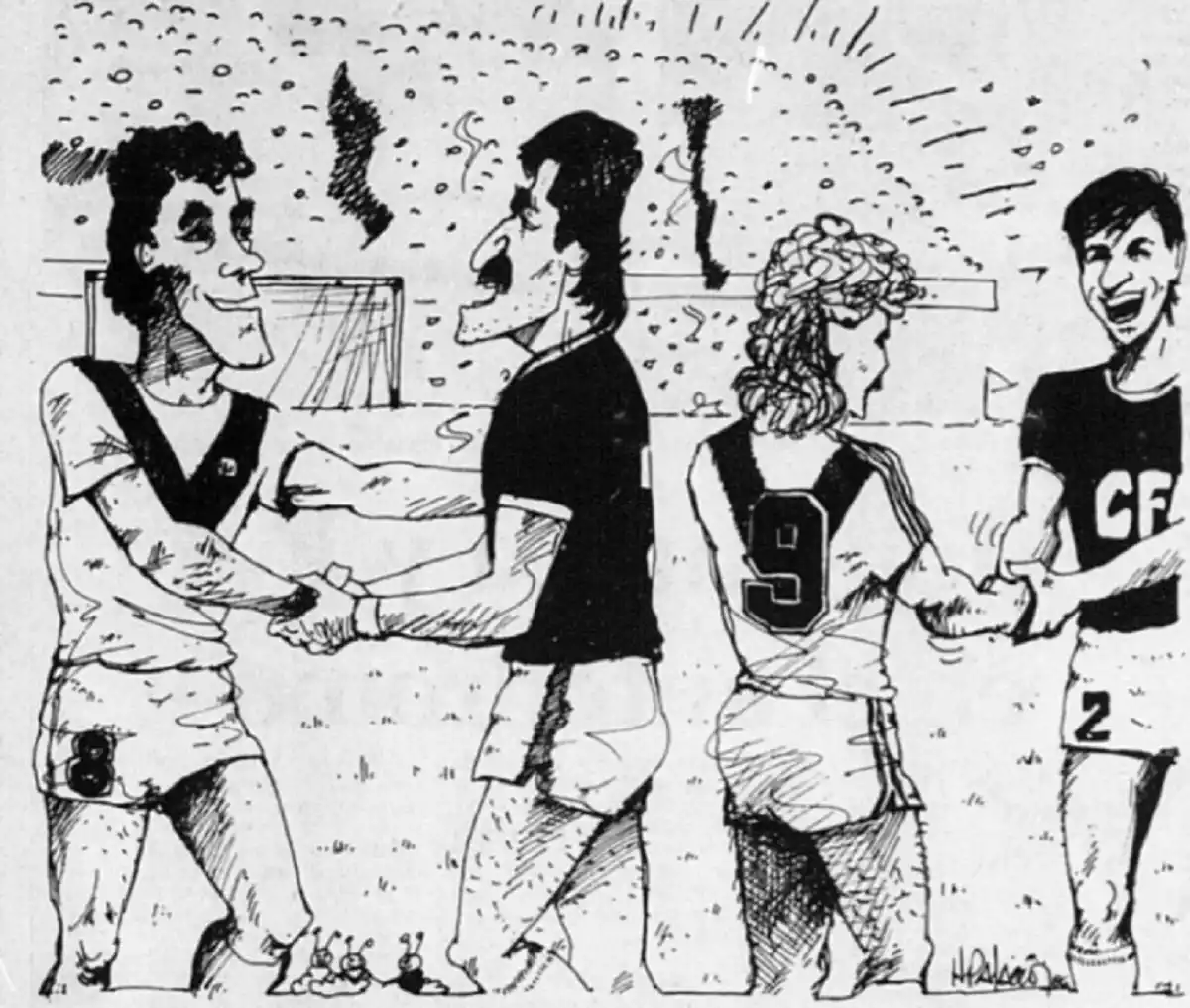 DIVERTIDA RECREACIÓN. Así palpitaba nuestro diario el duelo de ida contra Vélez, en el estadio de Octaviano Vera y Shipton.