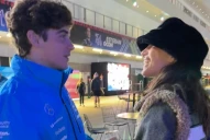 Franco Colapinto se encontró con una actriz argentina en el circuito de Las Vegas