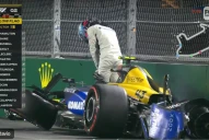Video: mirá el choque de Franco Colapinto en la clasificación del GP de Las Vegas