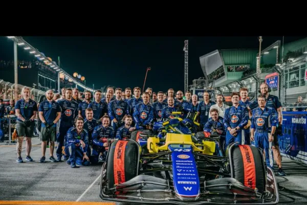 El agradecimiento de los managers de Colapinto a los mecánicos de Williams