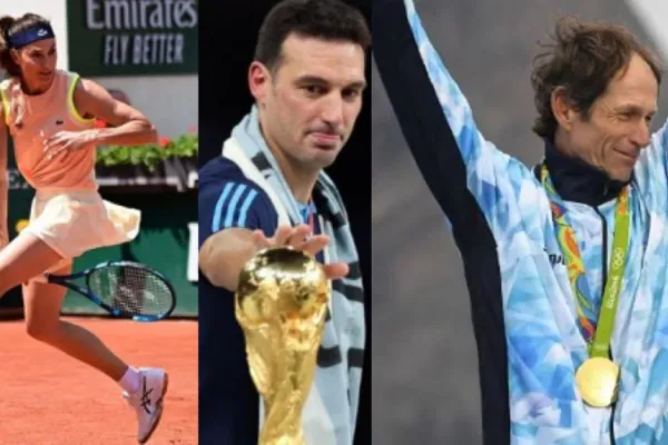 Un deporte unió a Scaloni, Sabatini, Lange, entre otros deportistas argentinos