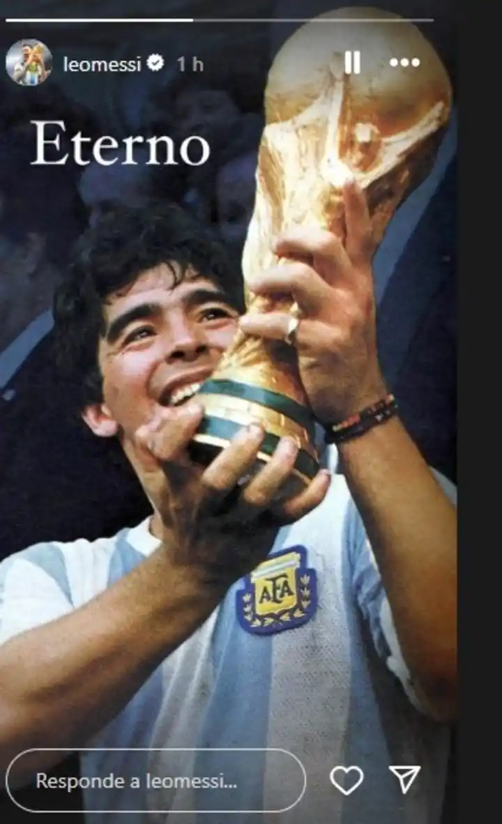 El emotivo posteo de Lionel Messi para recordar a Diego Armando Maradona