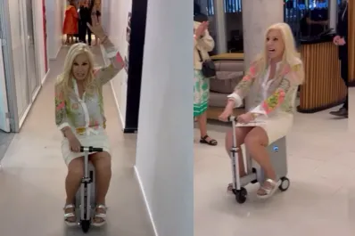 Qué es y cuánto cuesta el singular carrito en el que paseó Susana Giménez por todo el piso