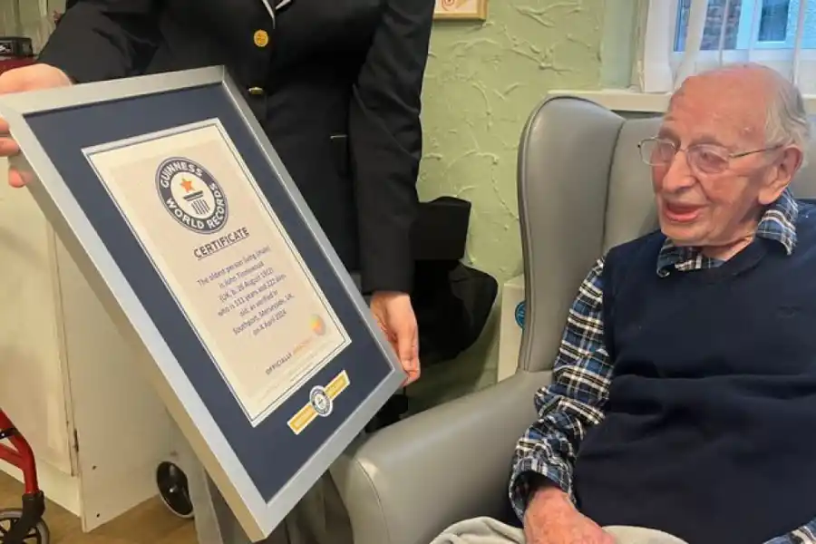 El hombre había sido reconocido por el Libro de récord guinnes como el más longevo del mundo.