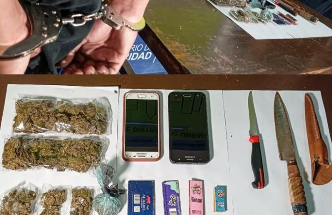 Atraparon a un joven que ofrecía marihuana en la plaza San Martín