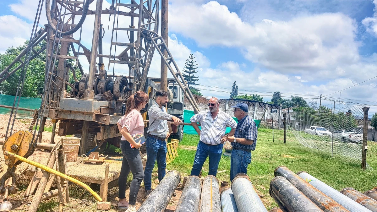 Nuevo pozo aportará un importante caudal de agua a Villa 9 de Julio